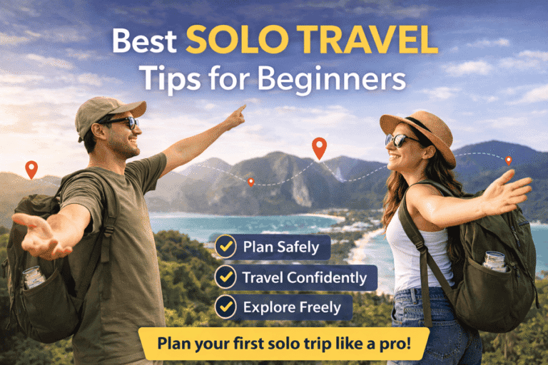 best solo travel tips for beginners guide with planning safety and confidence tips