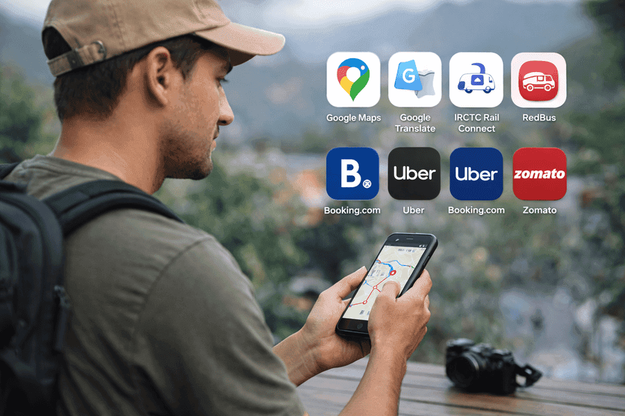 best travel apps for solo travelers using mobile navigation and booking apps