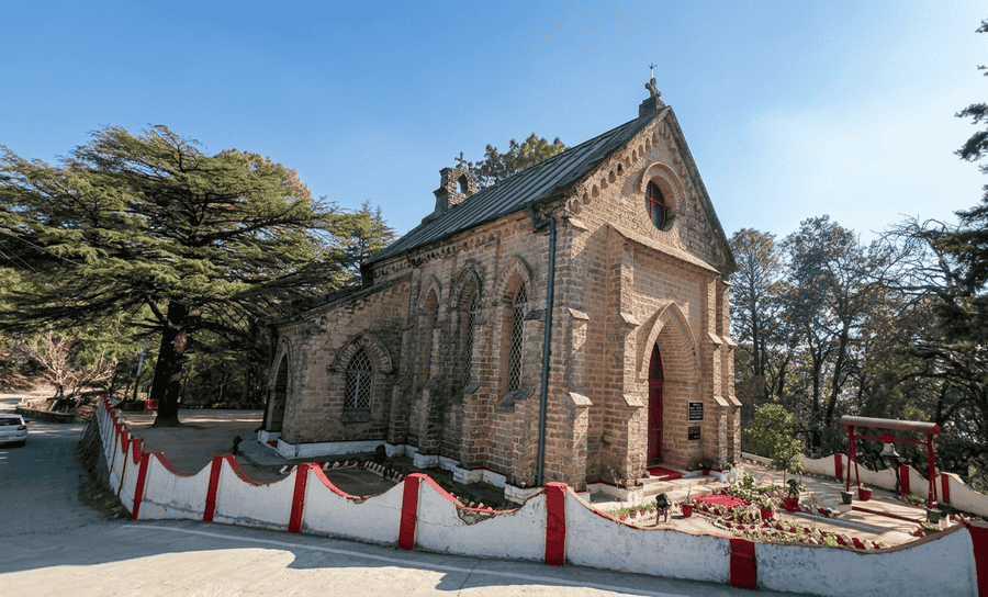 "St. Mary's Church in Lansdowne, a colonial-era stone chapel, recognized as one of the 13 best places to visit in August in India 2026."