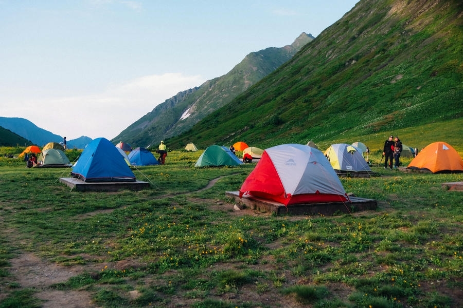 The rolling green landscapes and winding streams of Dzukou Valley, a spectacular trekking destination featured in the 15 best places to visit in November in India 2026.