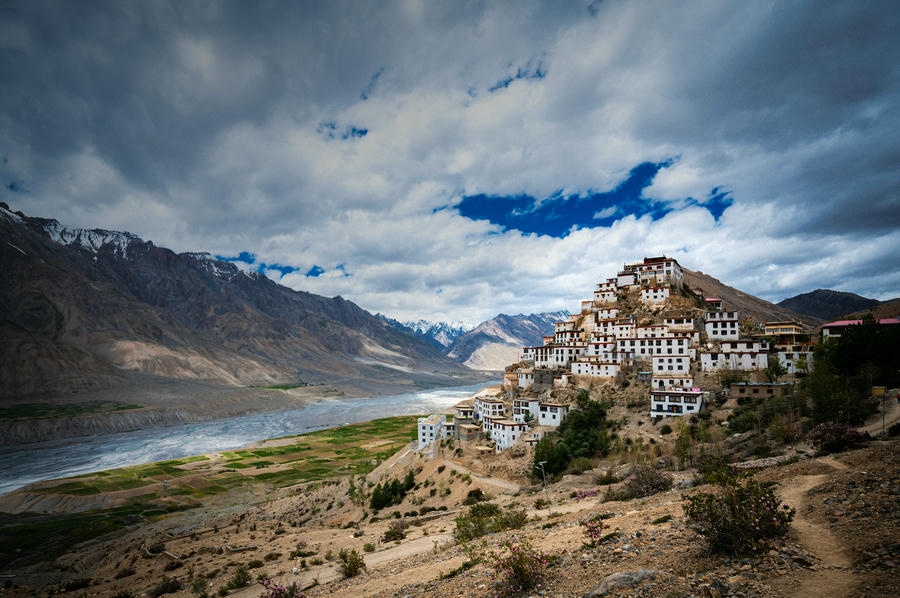 The iconic Key Monastery perched on a hilltop in the cold desert landscape of Spiti Valley, Himachal Pradesh, featured in the 19 best places to visit in December 2026.