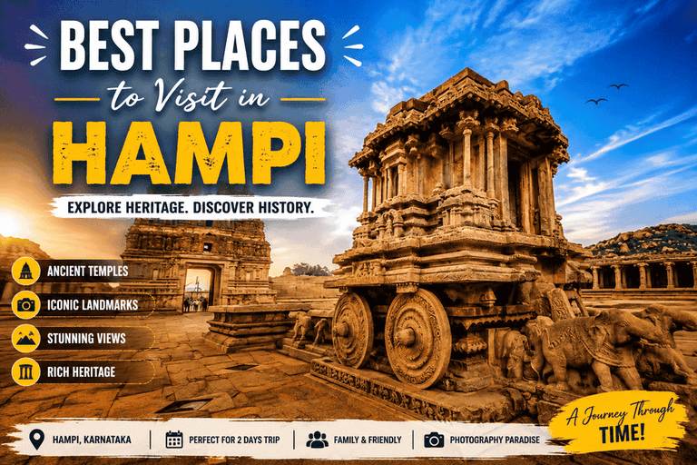 Best 11 Places to Visit in Hampi