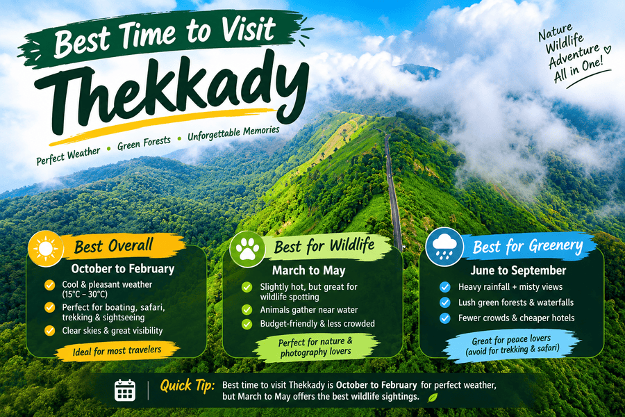 Best Time to Visit Thekkady
