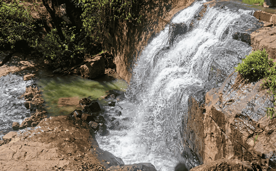 The broad, natural flow of Kothapally Waterfalls near Vizag, featured as a must-see destination on lists of best places to visit Araku Valley.