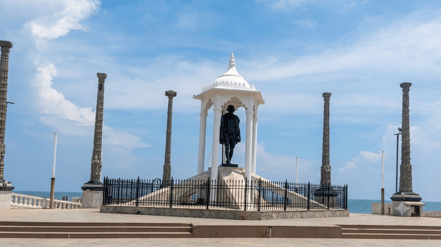 A view of the French War Memorial, a top spot on the list of best places to visit Pondicherry