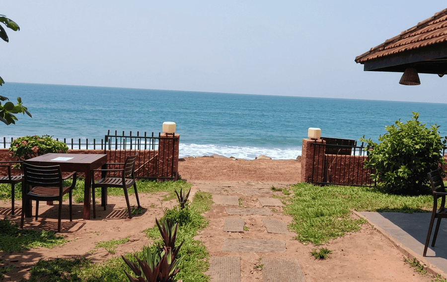 Edava Beach lagoon and coastline, a peaceful escape near the best places to visit in Varkala.