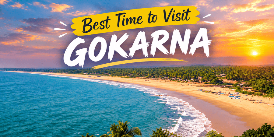 Gokarna beach view showing best time to visit for travelers