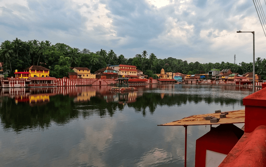 Scenic view of the Koti Teertha holy water tank in Gokarna - best places to visit Gokarna guide