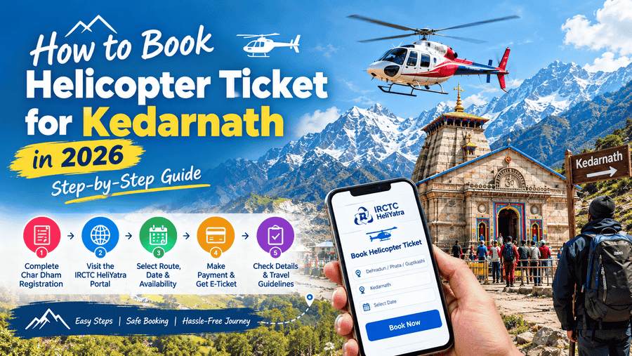 How to Book Helicopter Ticket for Kedarnath in 2026 – Online Booking Guide